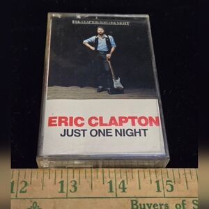 Eric Clapton Just One Night Cassette Tape Vintage